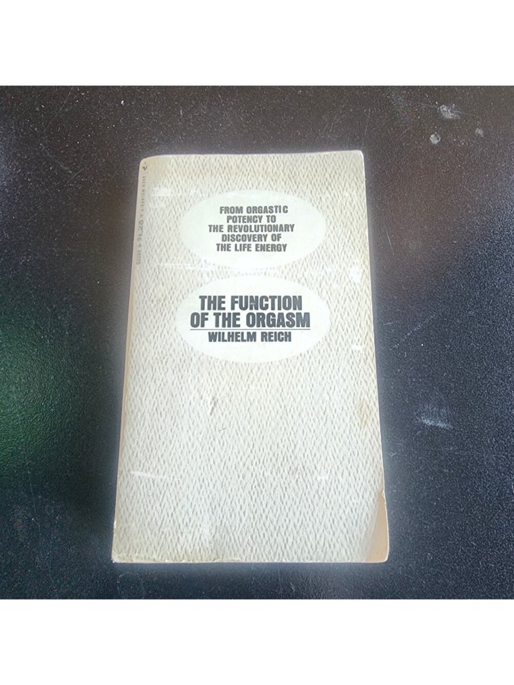 The Function of the Orgasm - Wilhelm Reich  Vintage Paperback (1975) Psychology